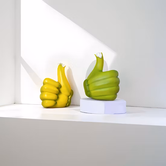 Colección antigua de resina plástica, escultura de cabeza de dólar, artes y manualidades