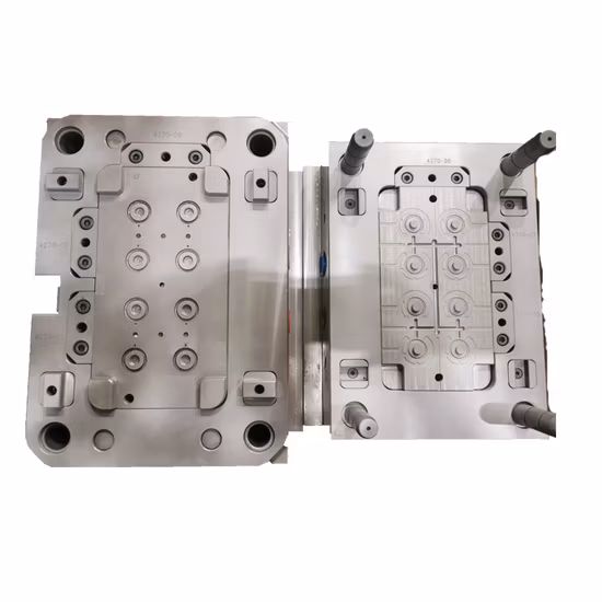Conector de terminal de precisión automático PA66/PBT + 30GF Peek de alta precisión Conector de carcasa de arnés de cables automático eléctrico Molde de moldeo por inyección de plástico